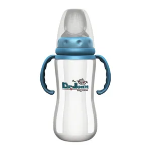 شیشه شیر پروپیلن دکتر جین مدل B33 دسته دار ظرفیت 270 میلی لیتر