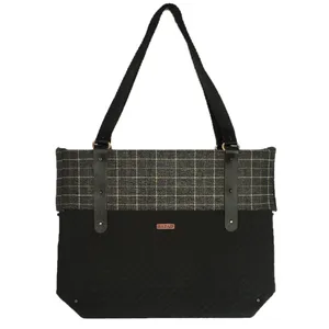 کیف رودوشی زنانه سازاد مدل چهارخونه  کد SCH-01