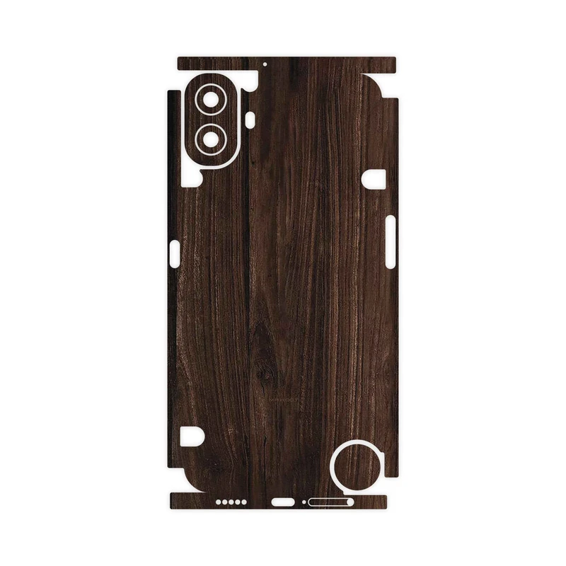 برچسب پوششی ماهوت مدل Dark_Walnut_Wood-FullSkin مناسب برای گوشی موبایل ناتینگ CMF Phone 1