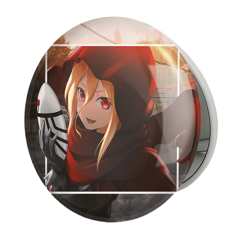 آینه جیبی خندالو طرح ایول انیمه اورلرد Overlord مدل تاشو کد 18319 