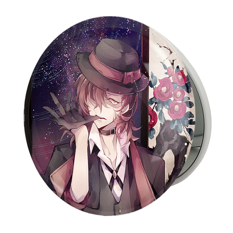 آینه جیبی خندالو طرح ناکاهارا چویا انیمه سگ های ولگرد بانگو مدل تاشو کد 11775 