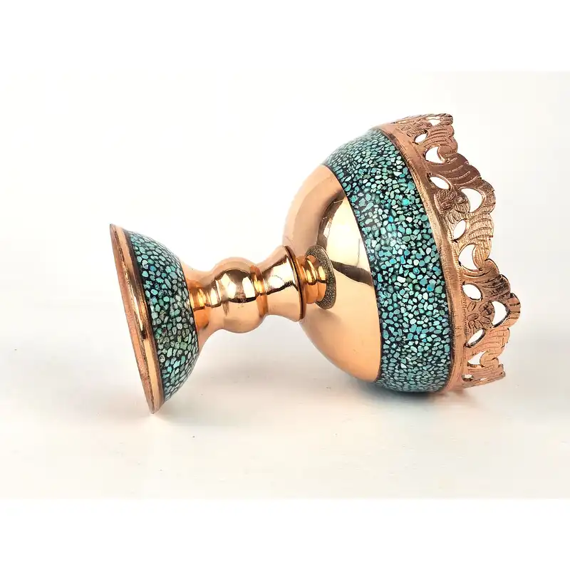 آجیل خوری فیروزه کوبی مدل شیرازی کد ag11 مجموعه 2 عددی