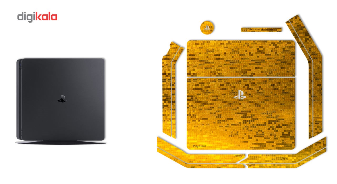 برچسب ماهوت مدل Pixel مناسب برای کنسول بازی PS4 Slim