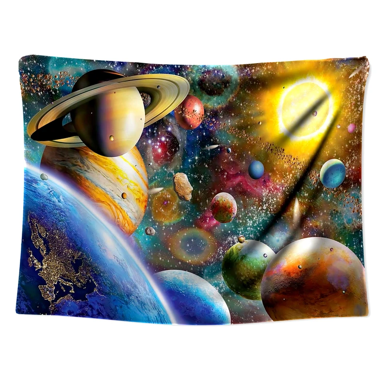  پوستر پارچه ای مدل بکدراپ بلک لایت کد 1733