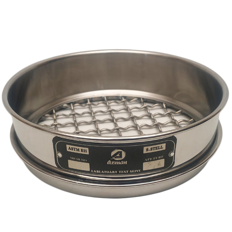 الک آزمایشگاهی آزمان مدل Mesh 3/4 الک آزمایشگاهی آزمان مدل Mesh 3/4