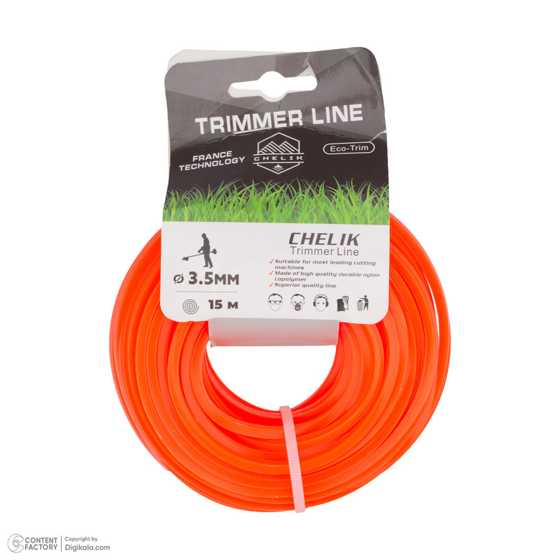 نخ علف تراش تریمر لاین مدل گرد کد 3.5mm-15m-T