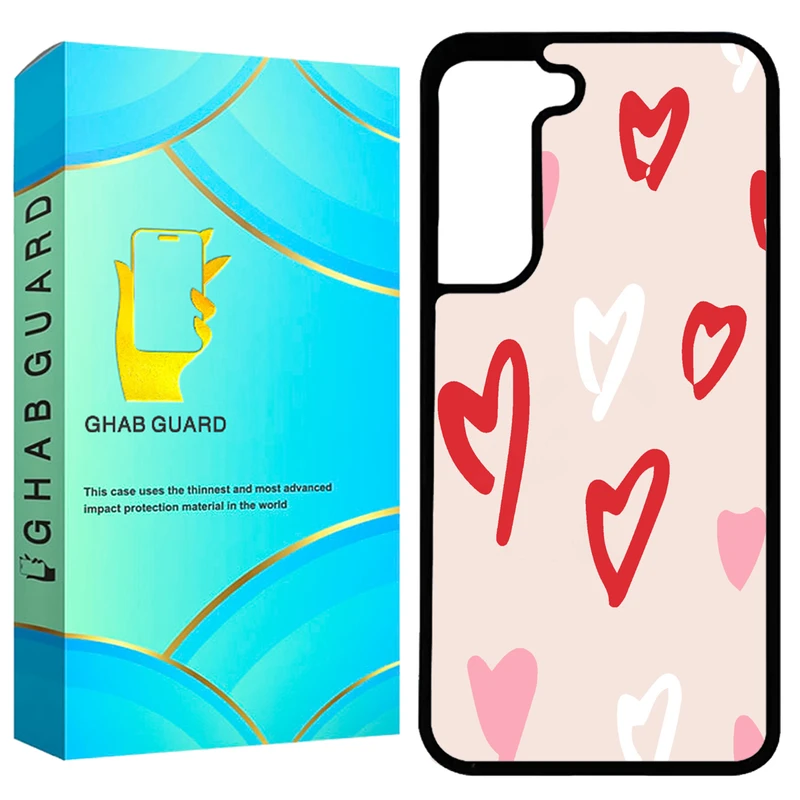 کاور قاب گارد طرح قلب مدل GCHPA21F مناسب برای گوشی موبایل سامسونگ Galaxy S21 FE 5G