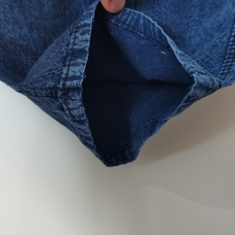 شلوار مام استایل مردانه مدل کتان کنفی خنک کد 02 رنگ آبی تیره