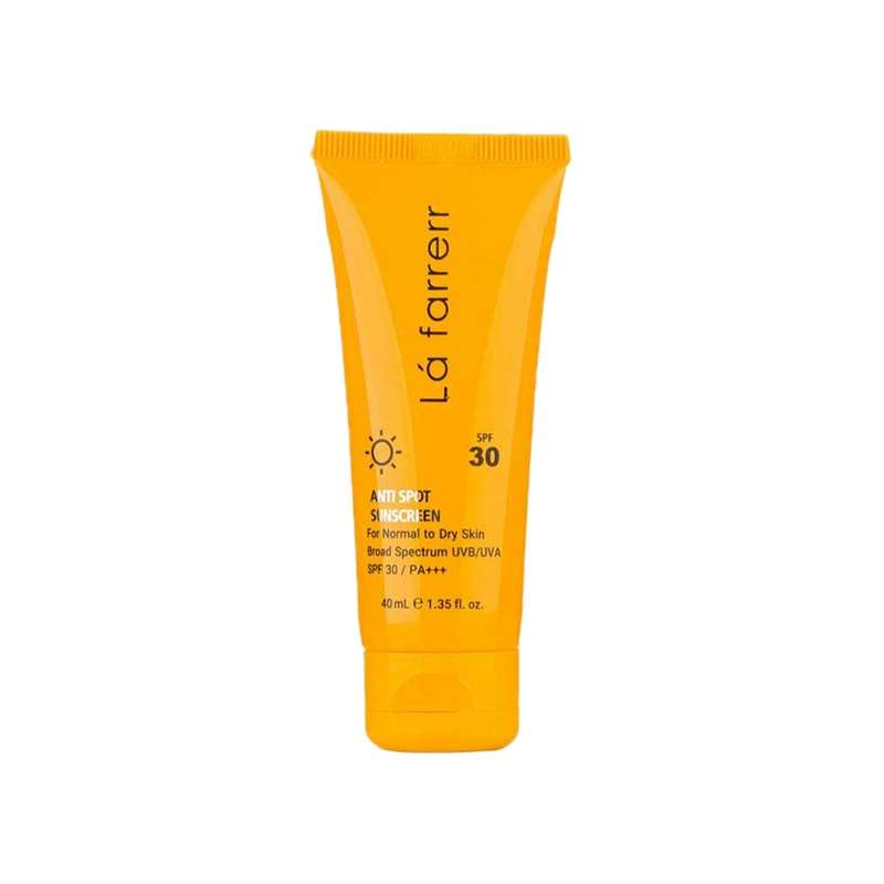 کرم ضد آفتاب بدون رنگ لافارر SPF 30 مدل 01 مناسب برای پوست های خشک حجم 40 میلیلیتر کرم ضد آفتاب بدون رنگ لافارر SPF 30 مدل 01 مناسب برای پوست های خشک حجم 40 میلیلیتر