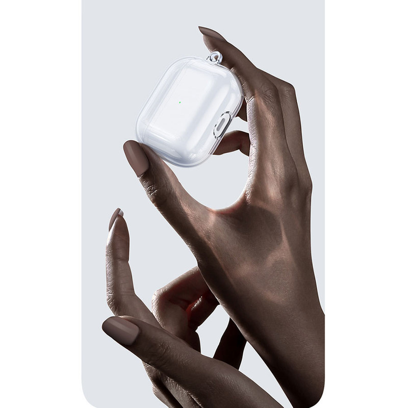 کاور قاب تک مدل COLORLESS مناسب برای کیس اپل AirPods Pro 2