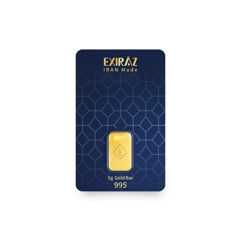 شمش طلا 24 عیار اکسیراز مدل 5G