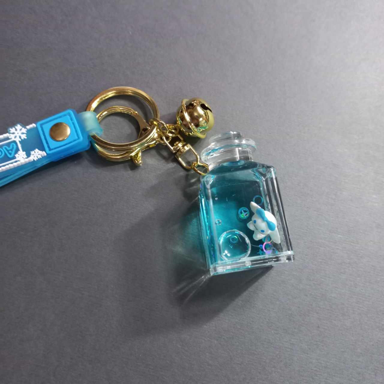 جاکلیدی دخترانه مدل فانتزی آکواریومی طرح خرگوش