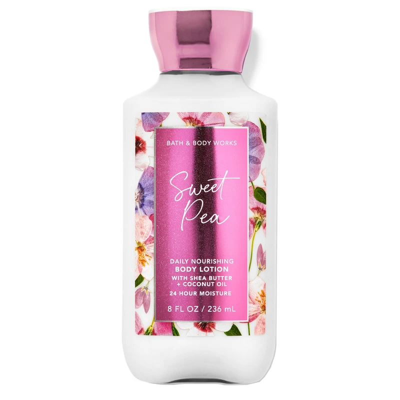 لوسیون بدن بس اند بادی ورکز مدل Sweet Pea حجم 236 میلی لیتر