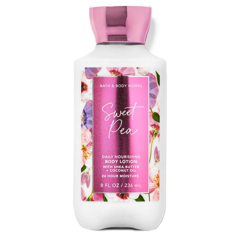 لوسیون بدن بس اند بادی ورکز مدل Sweet Pea حجم 236 میلی لیتر