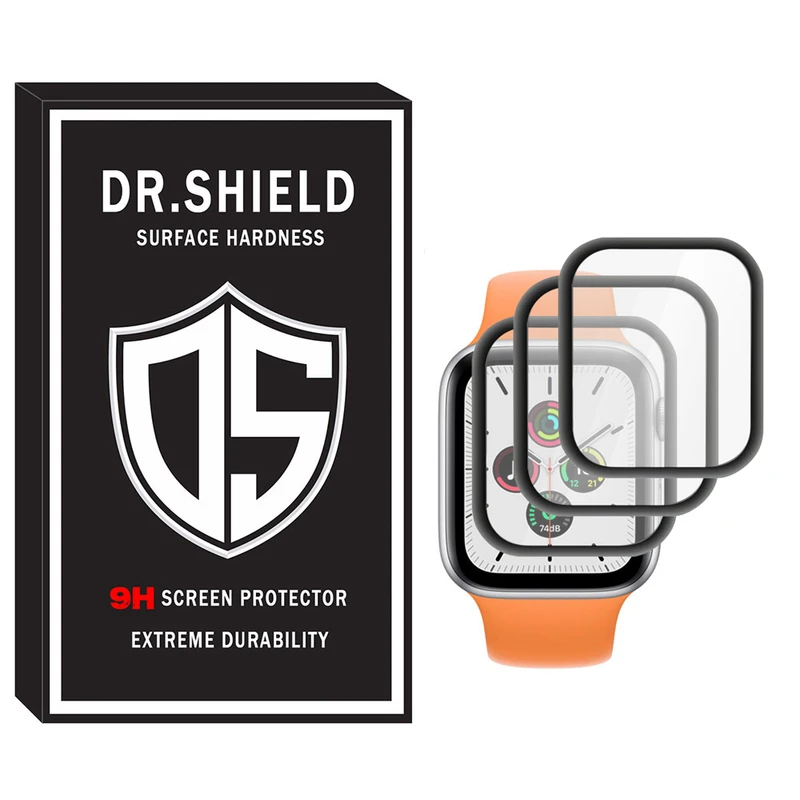 محافظ صفحه نمایش دکترشیلد مدل DR_07 مناسب برای ساعت هوشمند اپل Apple Watch Series SE 2022 Aluminum Case 40mm بسته سه عددی