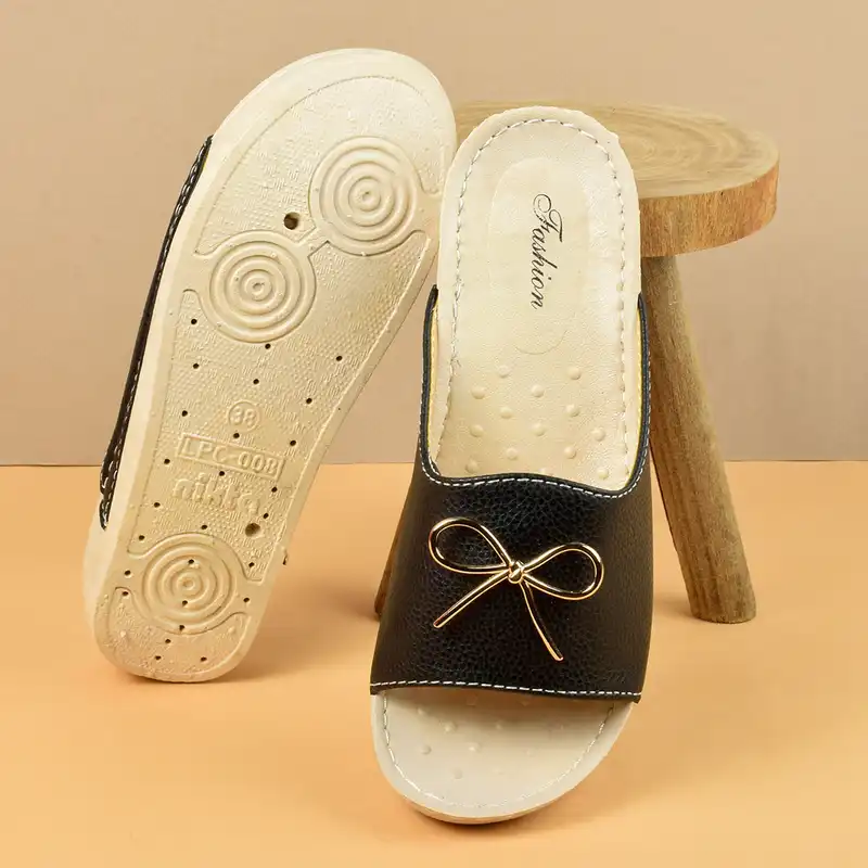 دمپایی زنانه نیکتا مدل پاپیون کد BK.4040