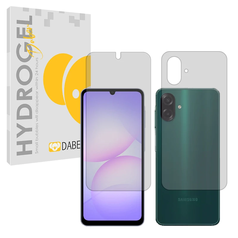 محافظ صفحه نمایش شفاف دبن مدل Tough مناسب برای گوشی موبایل سامسونگ Galaxy A07 4G به همراه محافظ پشت گوشی