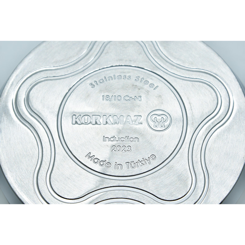 ست کتری و قوری کرکماز مدل استیل کد 104