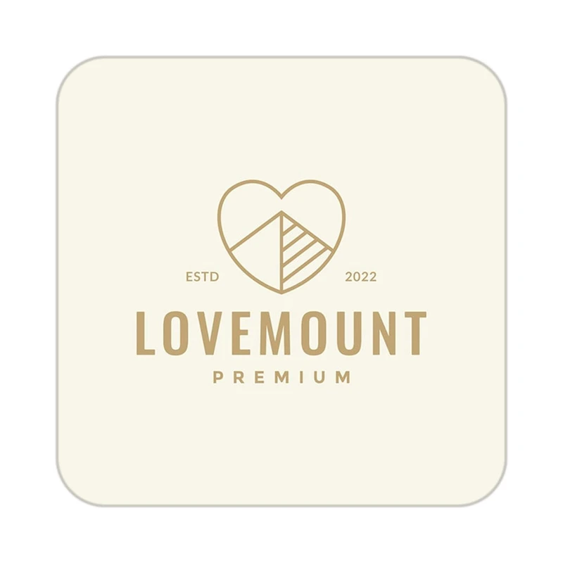 زیر لیوانی کاکتی طرح عاشقانه مدل mp40307