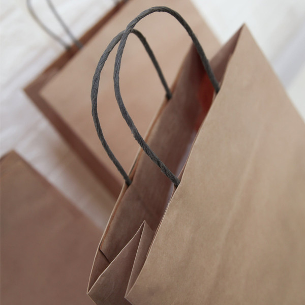 پاکت هدیه مدل کرافت دسته کاغذی بسته 22 عددی