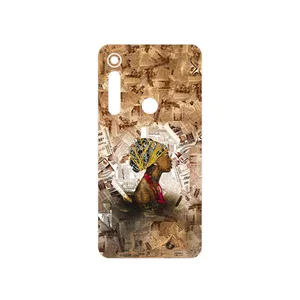 MAHOOT Collage of African Women Cover Sticker for Motorola One Macro