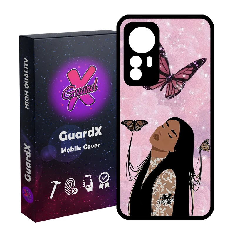 کاور گارد ایکس طرح Girl مدل Glass10297 مناسب برای گوشی موبایل شیائومی Mi 12 Pro/Mi 12S Pro