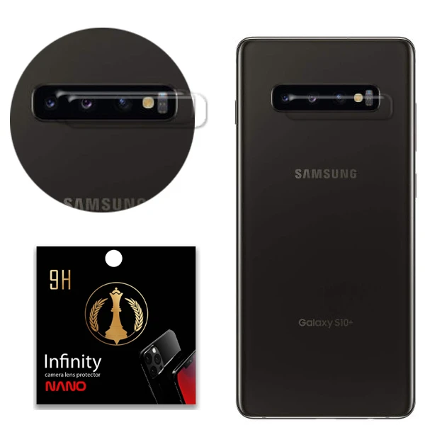  محافظ لنز دوربین اینفینیتی مدل LP033 مناسب برای گوشی موبایل سامسونگ Galaxy S10 Plus بسته دو عددی