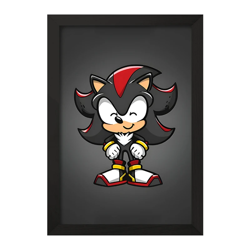 تابلو خندالو مدل سایه جوجه تیغی سونیک کد F9422