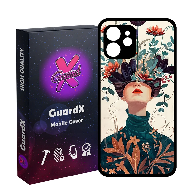 کاور گارد ایکس طرح دخترانه مدل  Glass10779 مناسب برای گوشی موبایل اپل iPhone 12