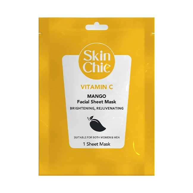 ماسک صورت اسکین شیک مدل ویتامین C و عصاره انبه حجم 25 میلی لیتر
