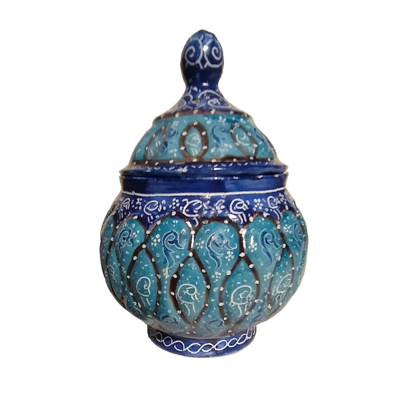 قندان میناکاری مدل گل کد D 3