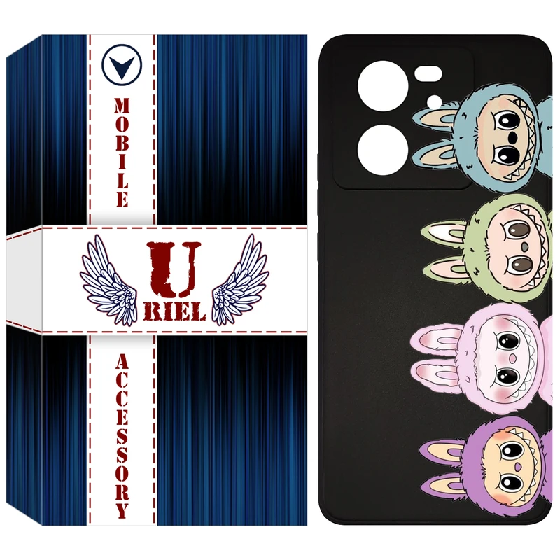 کاور یوریل مدل KSH کد 101 طرح عروسک لبوبو مناسب برای گوشی موبایل شیائومی 13T / 13T Pro / Redmi K60 Ultra