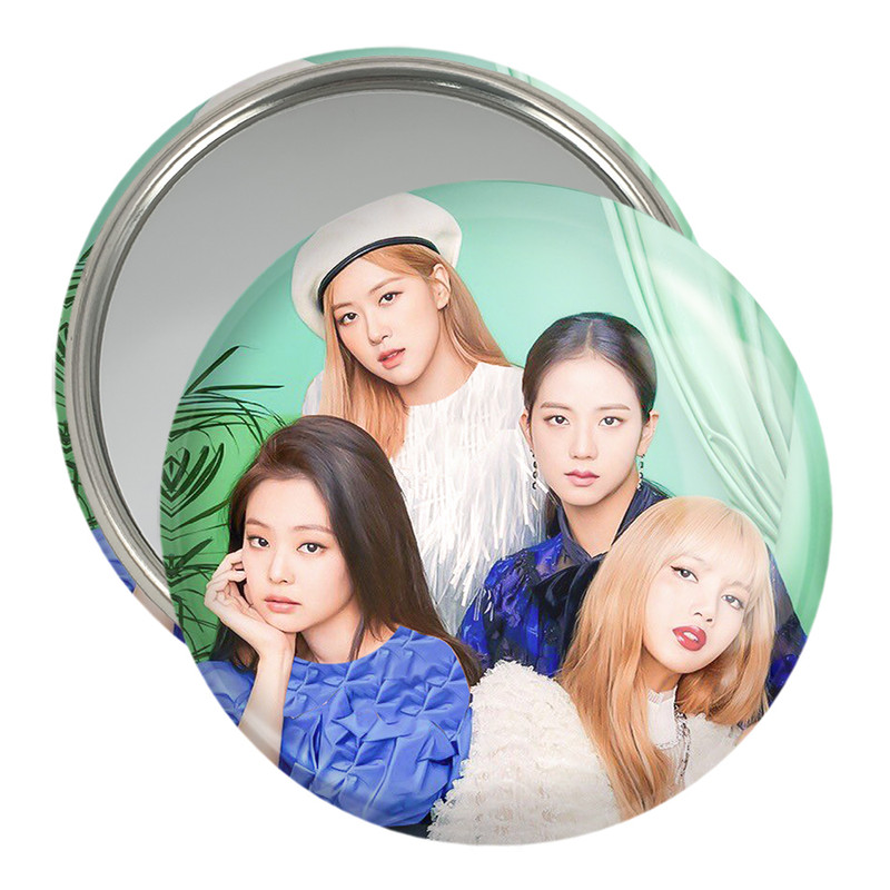 آینه جیبی خندالو مدل گروه بلک پینک Black Pink کد 14576 آینه جیبی خندالو مدل گروه بلک پینک Black Pink کد 14576