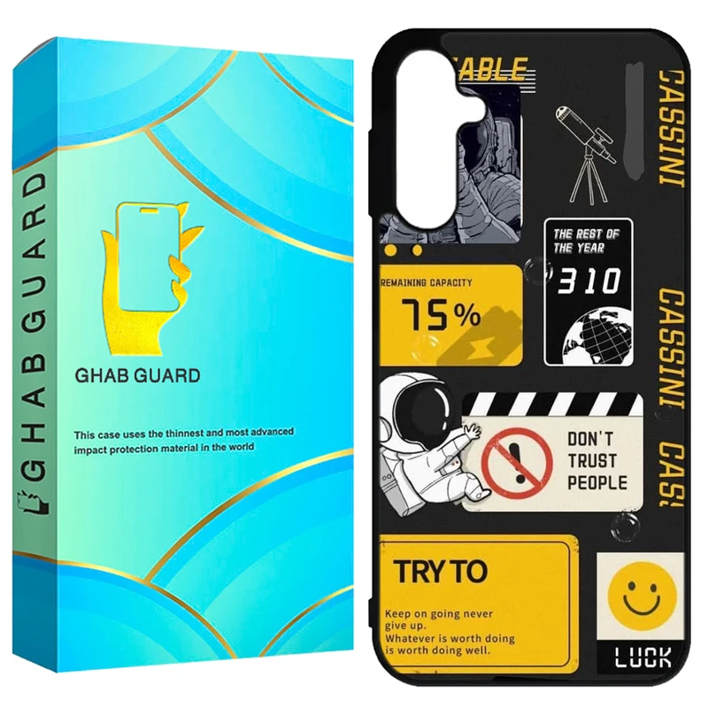 کاور قاب گارد طرح فضانورد مدل GCHPA55 مناسب برای گوشی موبایل سامسونگ Galaxy A55 5G