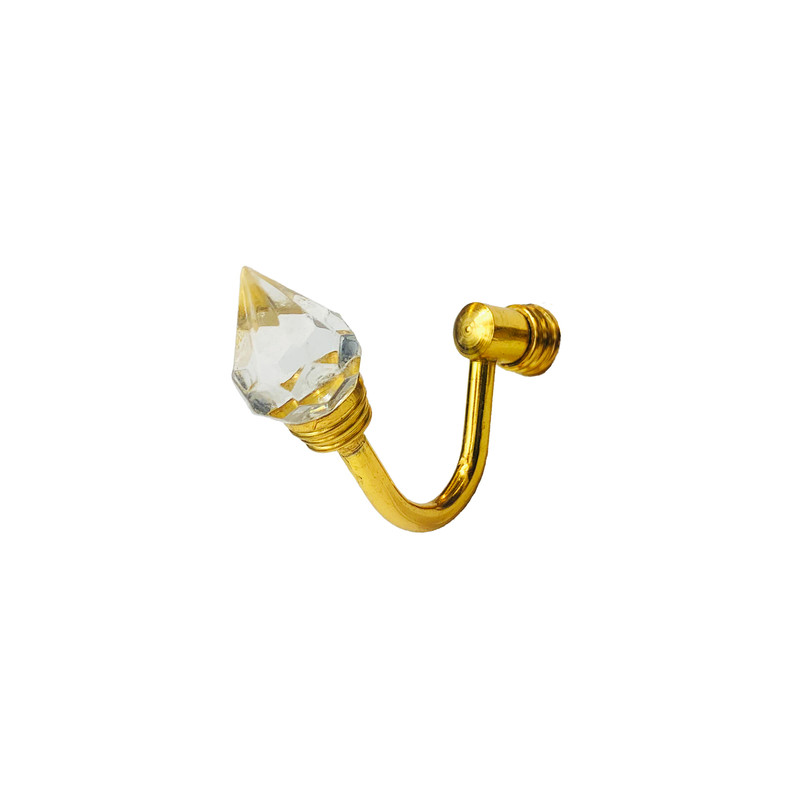 گل میخ مدل کریستال اشکی کد 01