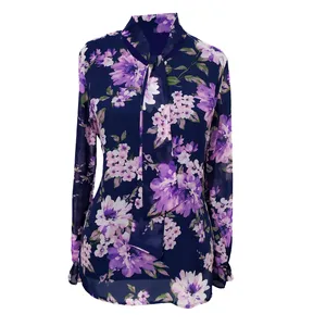 بلوز زنانه مدل بنفشه 1242