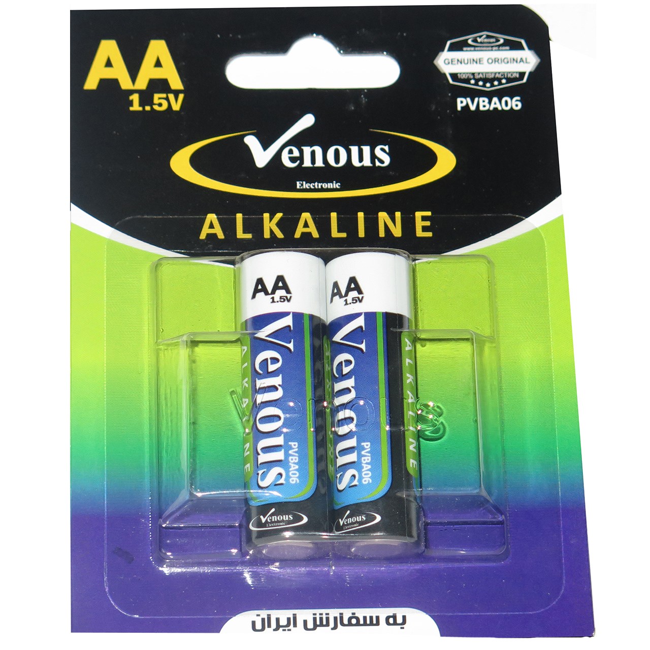 باتری  قلمی ونوس مدل Alkaline بسته 2 عددی