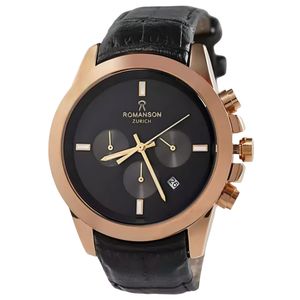ساعت مچی عقربه‌ای کوارتز  مردانه رومانسون مدل بند چرم