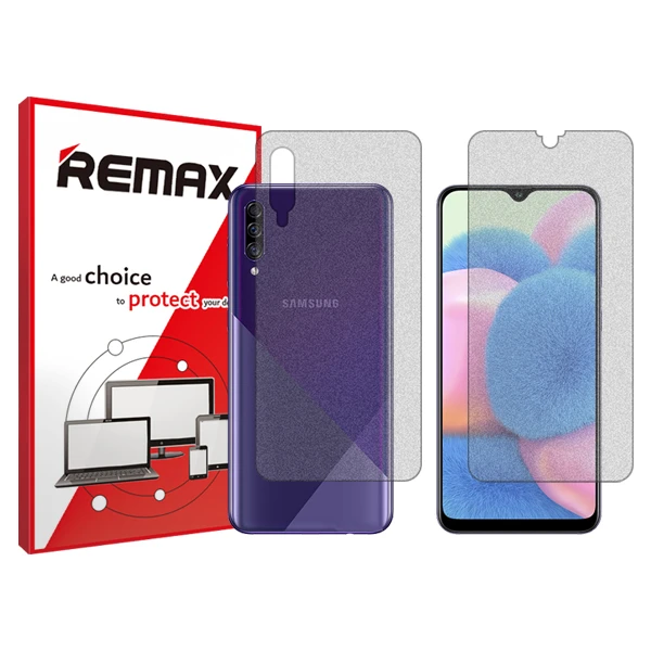 محافظ صفحه نمایش مات ریمکس مدل HyMTT مناسب برای گوشی موبایل سامسونگ Galaxy A30s  به همراه محافظ پشت گوشی