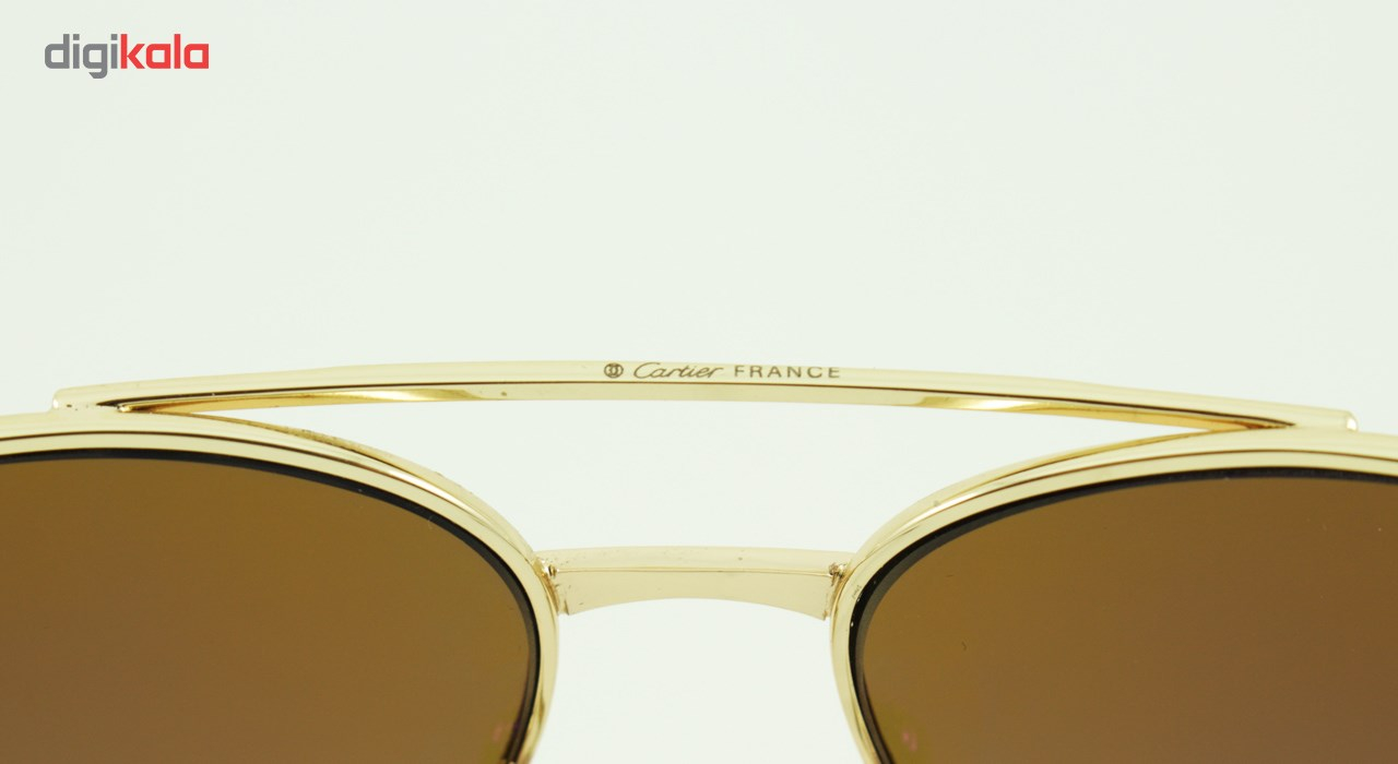 عینک آفتابی طرح کارتیه مدل T8000259 Pure Brown