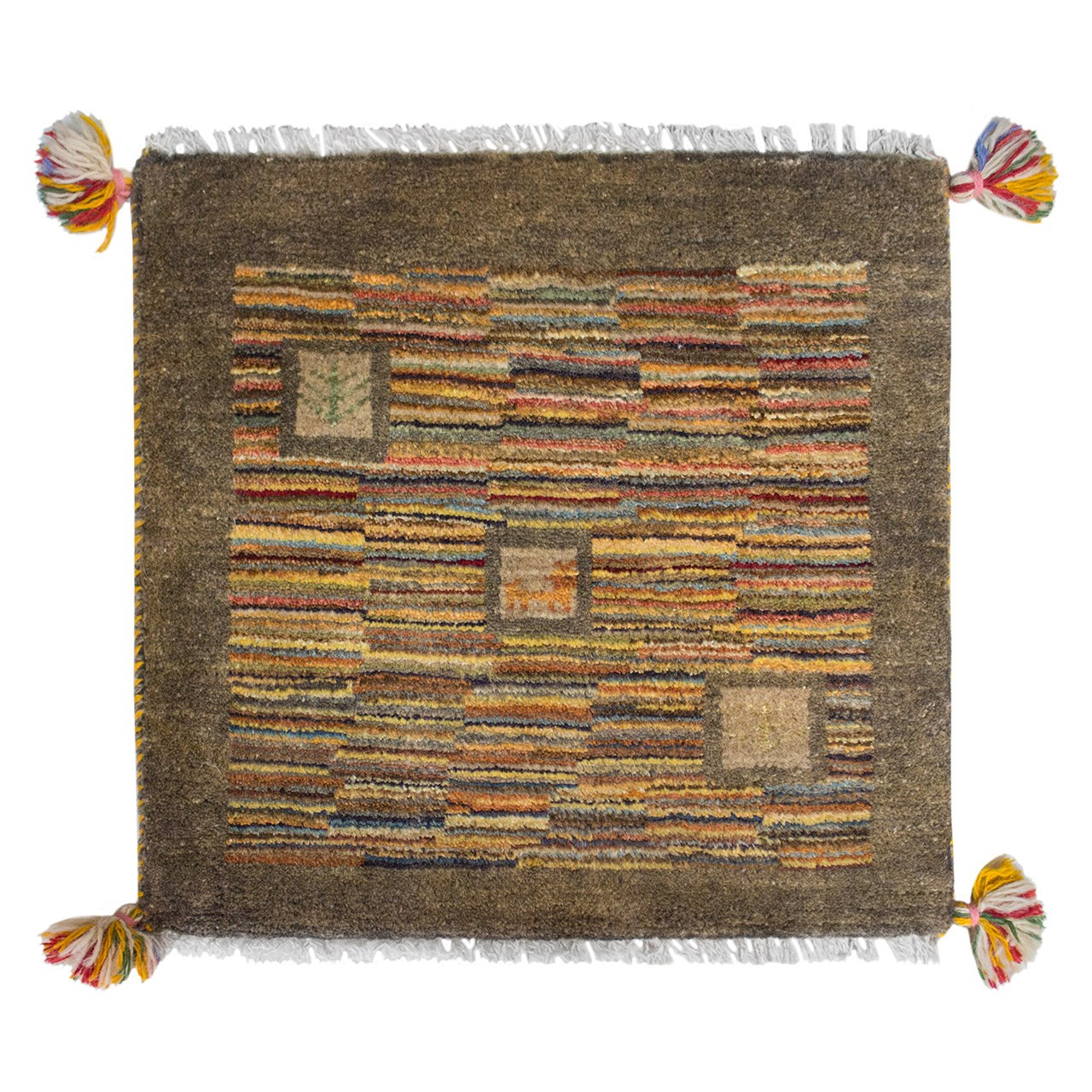 گبه دستباف سرزمین فرش کد GD9738