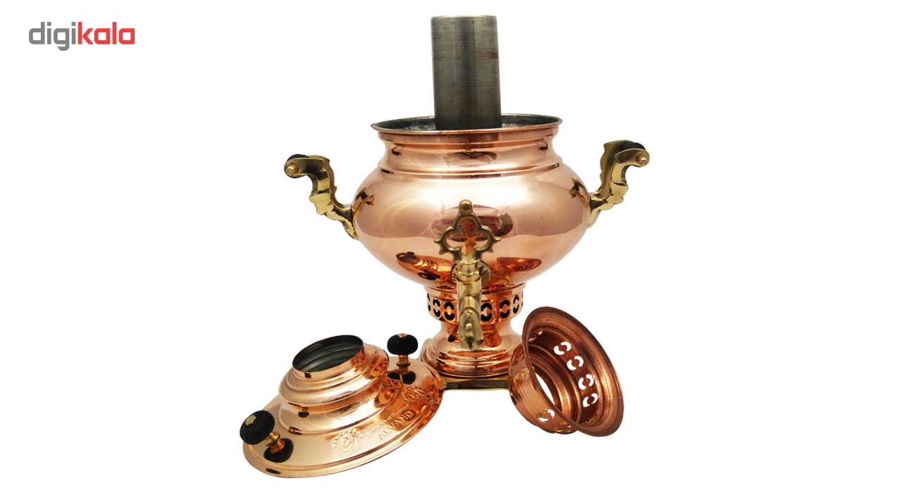 سماور ذغالی مسی کد 1540