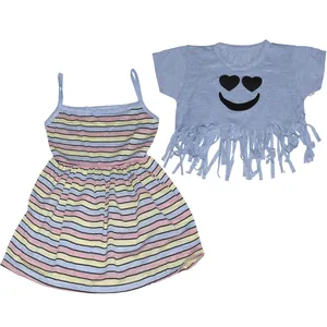 ست تیشرت و پیراهن دخترانه مدل Rah-BL2