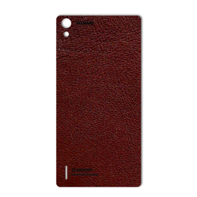 برچسب پوششی ماهوت مدلNatural Leather مناسب برای گوشی Huawei Ascend P7