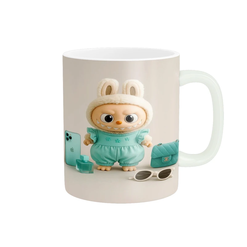 ماگ پاد آفرین مدل فانتزی طرح عروسک لبوبو Labubu ترند کد p10939