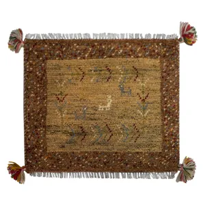 گبه دستباف سرزمین فرش کد GD9768