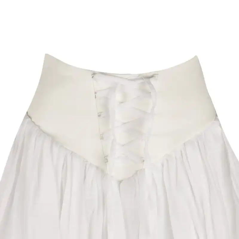 دامن چین‌دار زنانه مدل اسلپ کوتاه