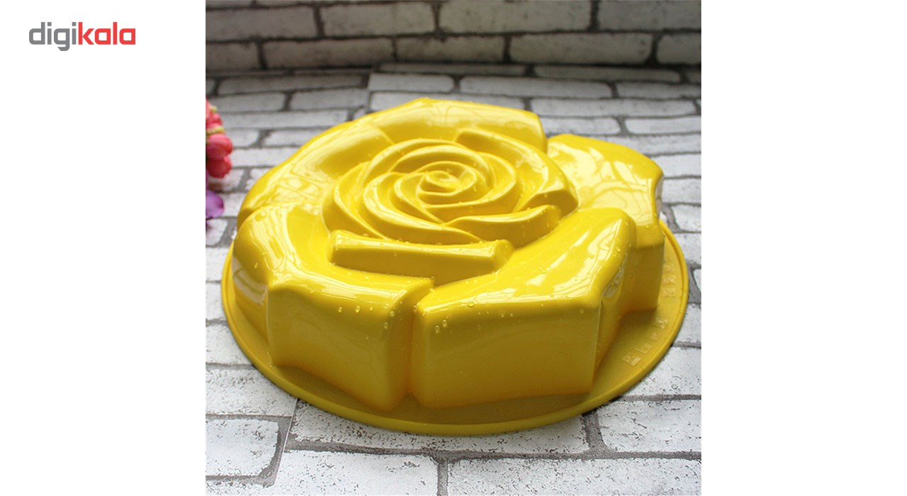 قالب پلاستیکی کیک و دسر  کیک باکس کد 1056 طرح رز