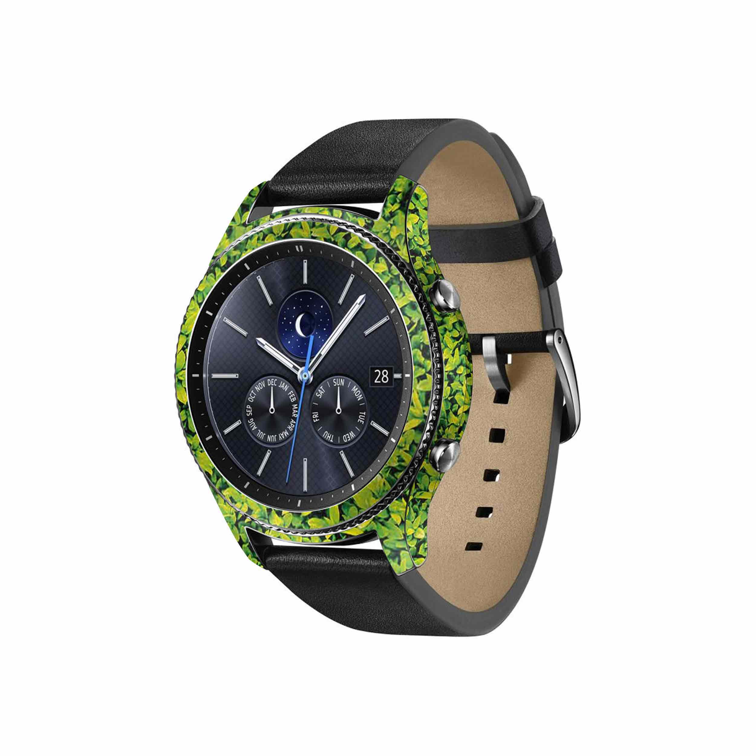 برچسب ماهوت طرح Leafs مناسب برای ساعت هوشمند سامسونگ Galaxy Gear S3 Classic