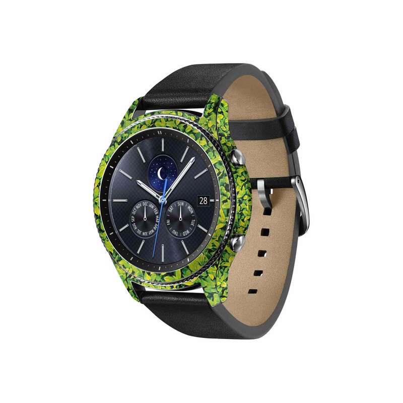 برچسب ماهوت طرح Leafs مناسب برای ساعت هوشمند سامسونگ Galaxy Gear S3 Classic
